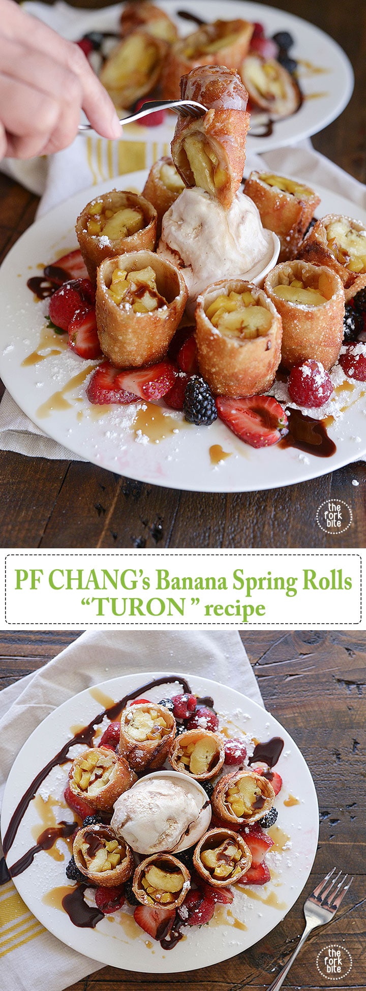 PF Chang banana spring rolls - turon recipe