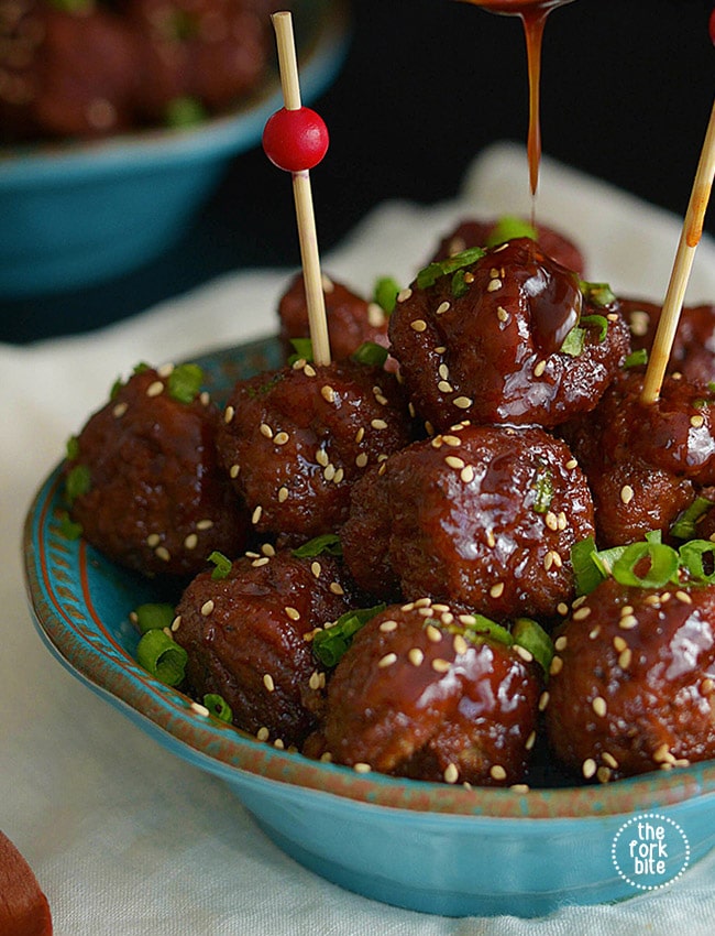 Easy Slow Cooker Meatballs - Only 3 Ingredients