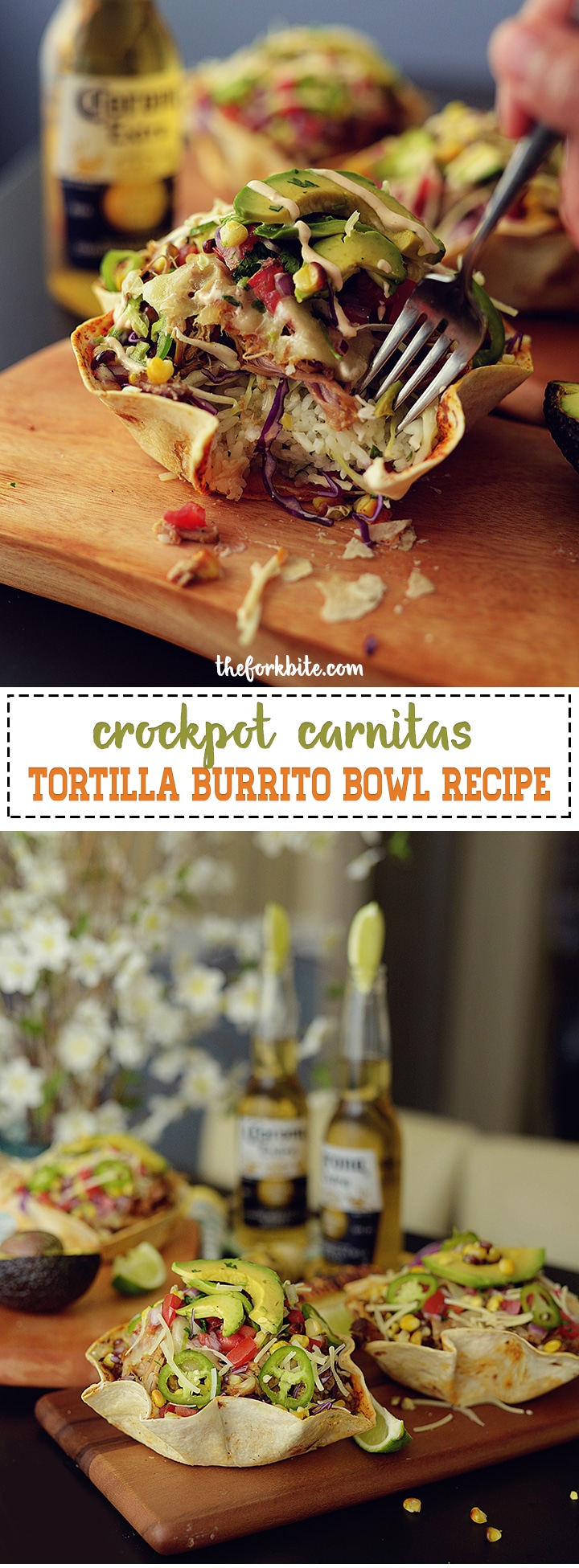 Crockpot Carnitas Burrito Bowl Recipe