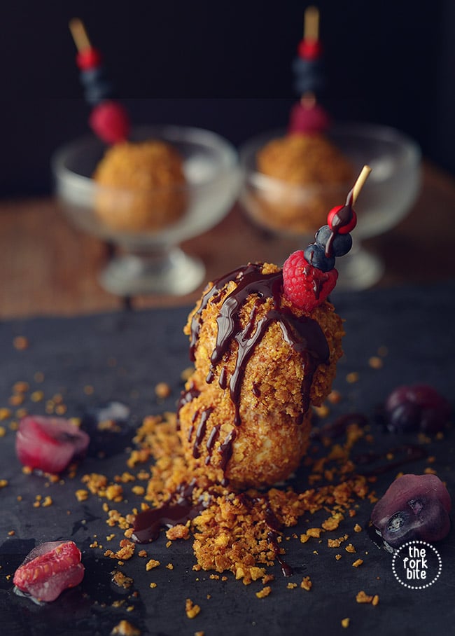 deep fried ice cream