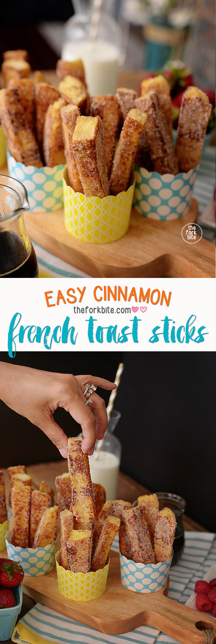 french toast cinnamon stick - Breakfast you can eat with your fingers and dip in syrup