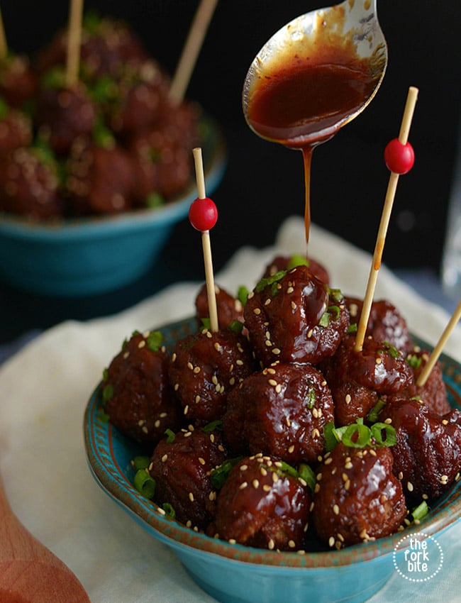 Easy Slow Cooker Meatballs - Only 3 Ingredients