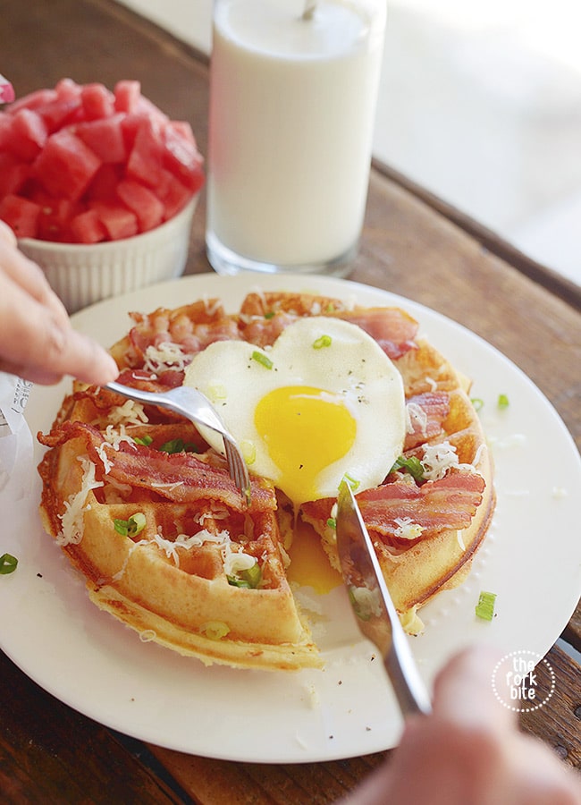 Who can resist these Malted Belgian waffle which are crispy outside and pillowy inside? Garnish them with your favorite fruits, syrup or even ice cream, these waffles have earned a special place in my heart.