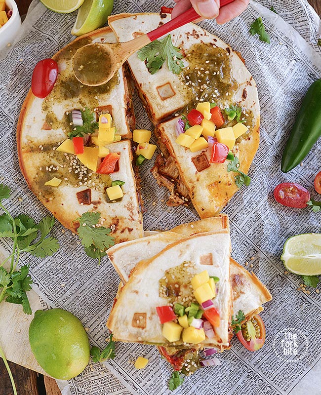 These crispy, gooey cheese quesadillas are the ultimate snacks full of flavors. Melty on the outside, crunchy on the outside. Learn some tricks that yield great results.