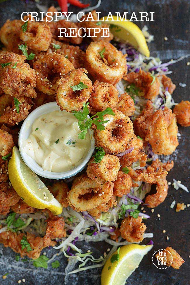 This is the best Fried Calamari Recipe ever, they are tender in the inside and crispy fried to golden brown perfection.