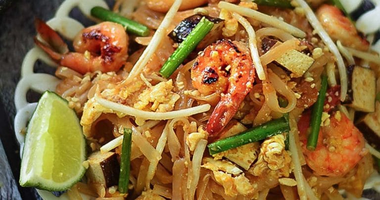 I know there are many variations of Pad Thai out there and this Shrimp Pad Thai tastes close or much better version served at most Thai restaurants.