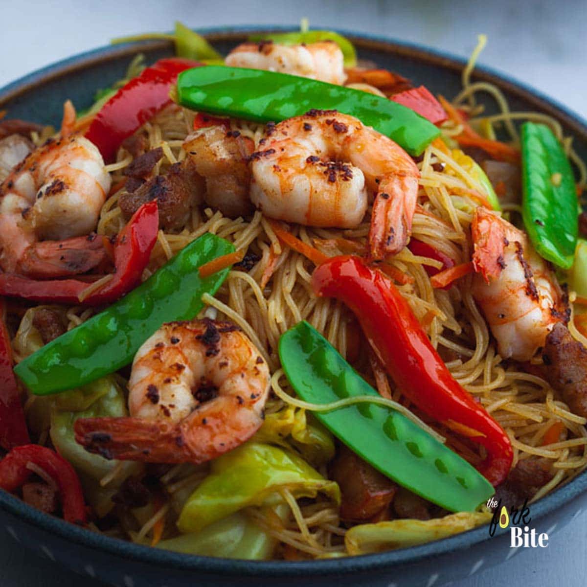 This Chow Mei Fun is super easy to make at home. Now, you can skip the take out as this will take you less than 30 minutes to cook. So fire up the wok and make an eat-in feast at home instead of delivery.