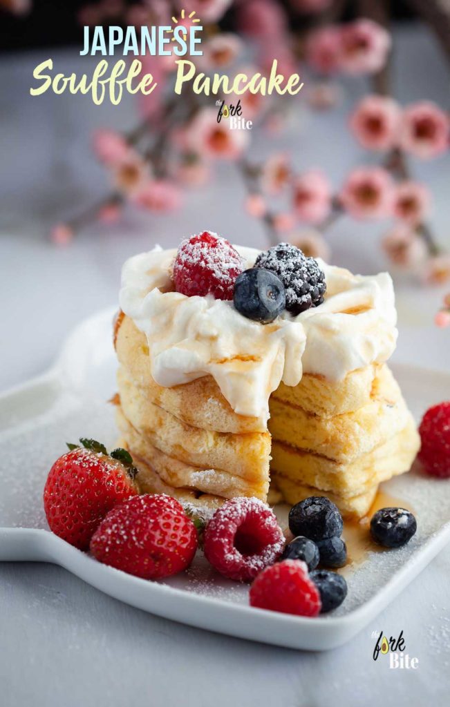 Japanese pancakes are extremely popular and notoriously difficult to make. This recipe is pretty much fool-proof. Try this treat for a refreshing brunch or decadent dessert!