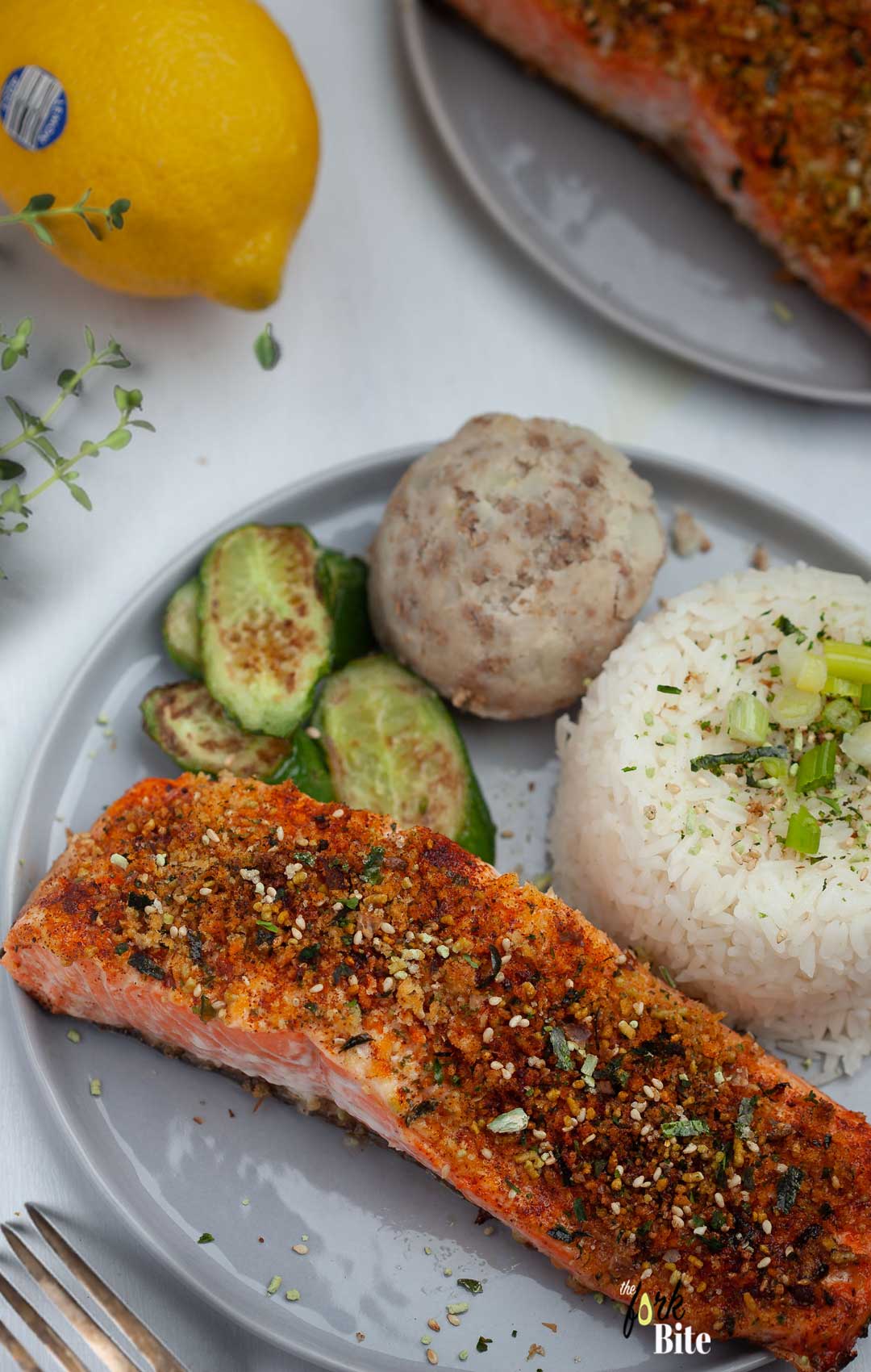 I never thought making this Baked Furikake Salmon recipe using an air fryer would result in the juiciest, most tender salmon each time.
