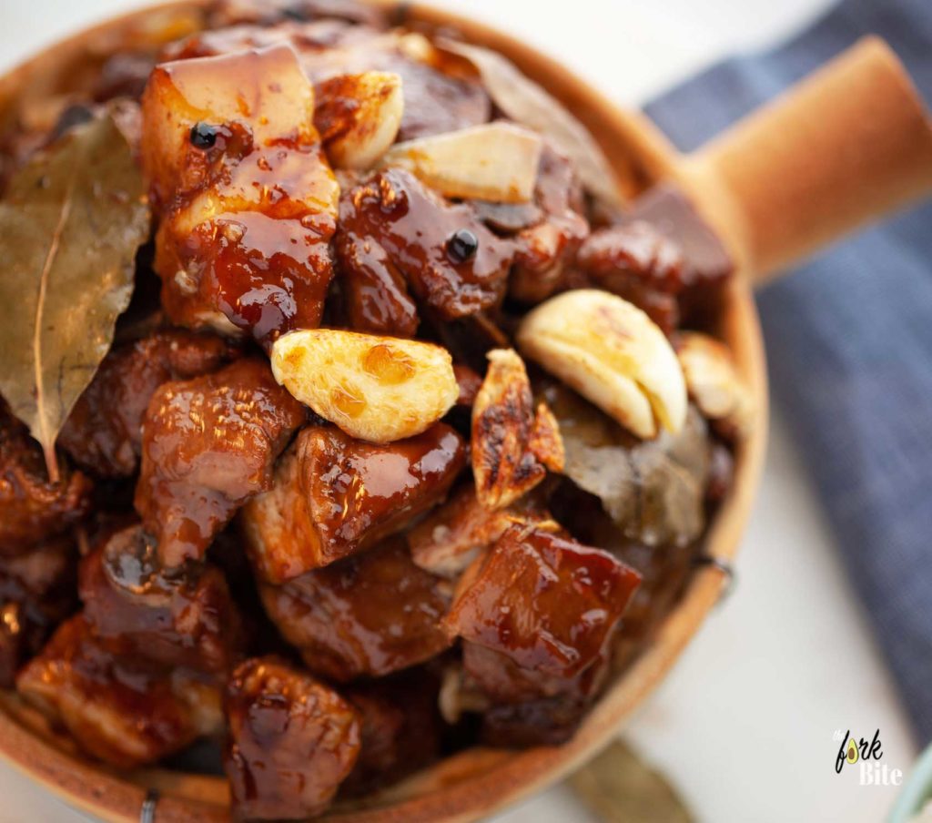 Pork Adobo Instant Pot is fork-tender meat that melts in your mouth with a perfect balance of acidity and garlicky flavors. Super easy to make your family will love.