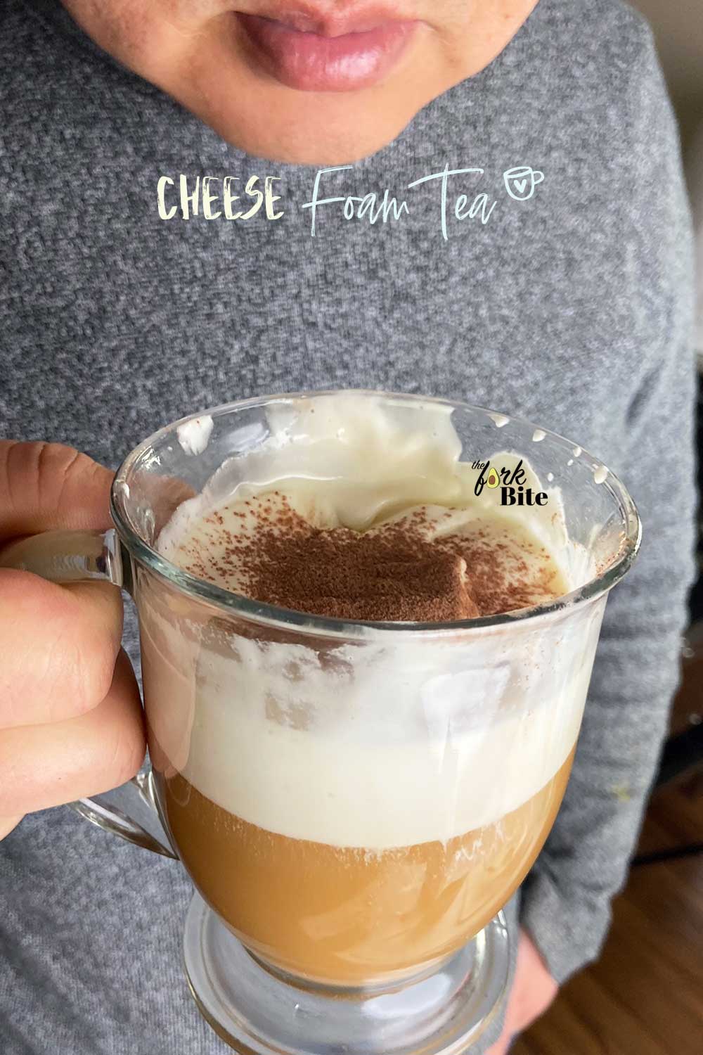 This popular Cheese Tea Recipe is topped with a fluffy cream cheese foam that creates a smooth mouthfeel and makes coffee or fruit tea special.