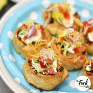 These Pizza Rolls are the perfect appetizer rolled up in dough and topped with your favorite pizza toppings.