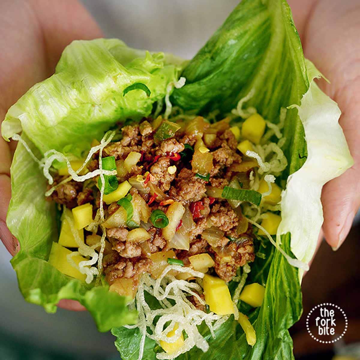 A copycat PF Chang Lettuce wrap recipe that you can easily make in just 20 minutes. So good, healthy and budget-friendly. These Asian Chicken Lettuce Wraps will save you a trip to P.F. Chang's.
