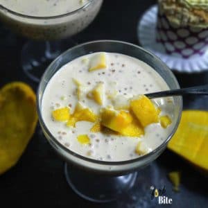 This heavenly mango Tapioca pudding is best to serve it chilled. Super easy dessert to make, just add sago pearls or tiny boba and everyone will ask for seconds.