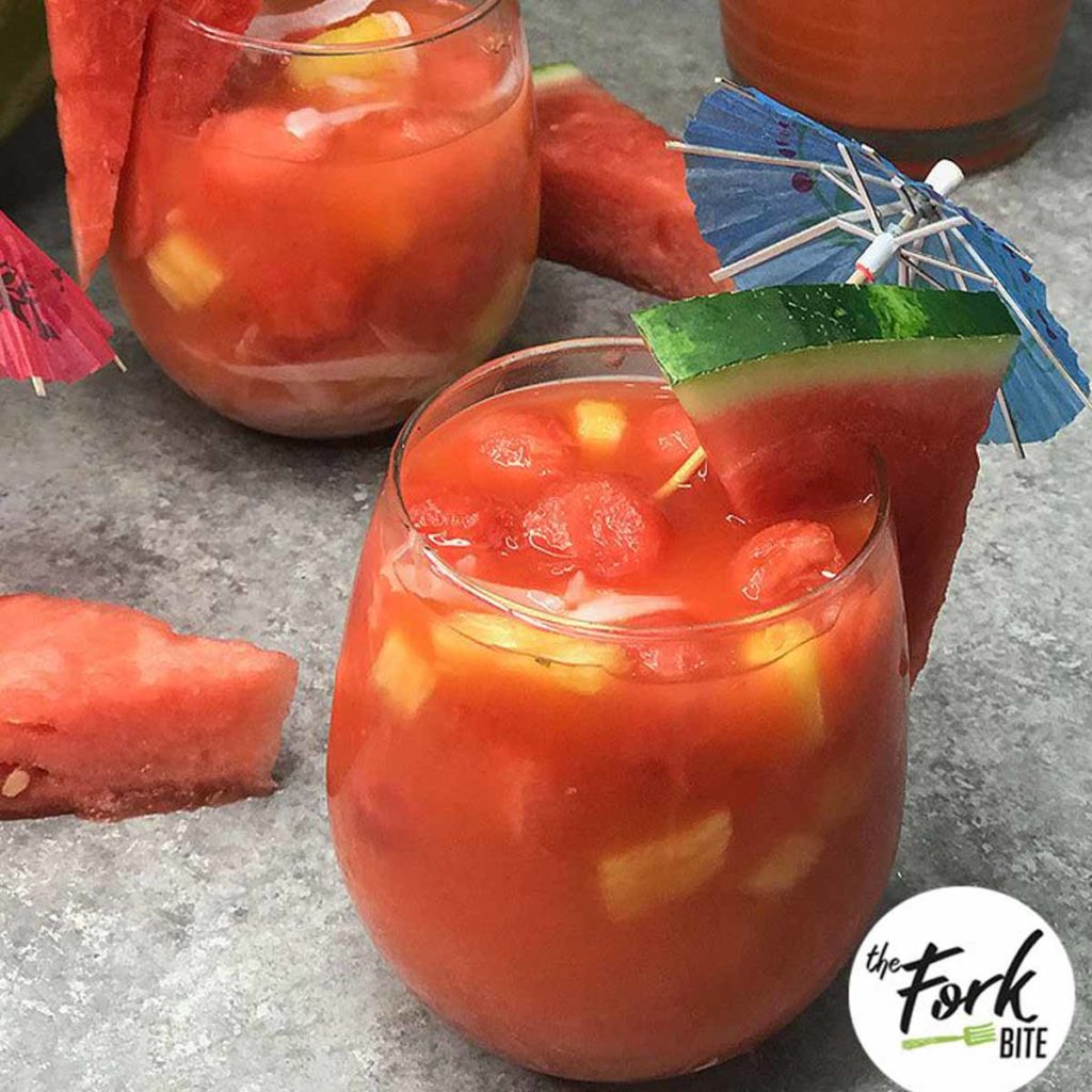 Watermelon Tropical Fruit Punch The Fork Bite