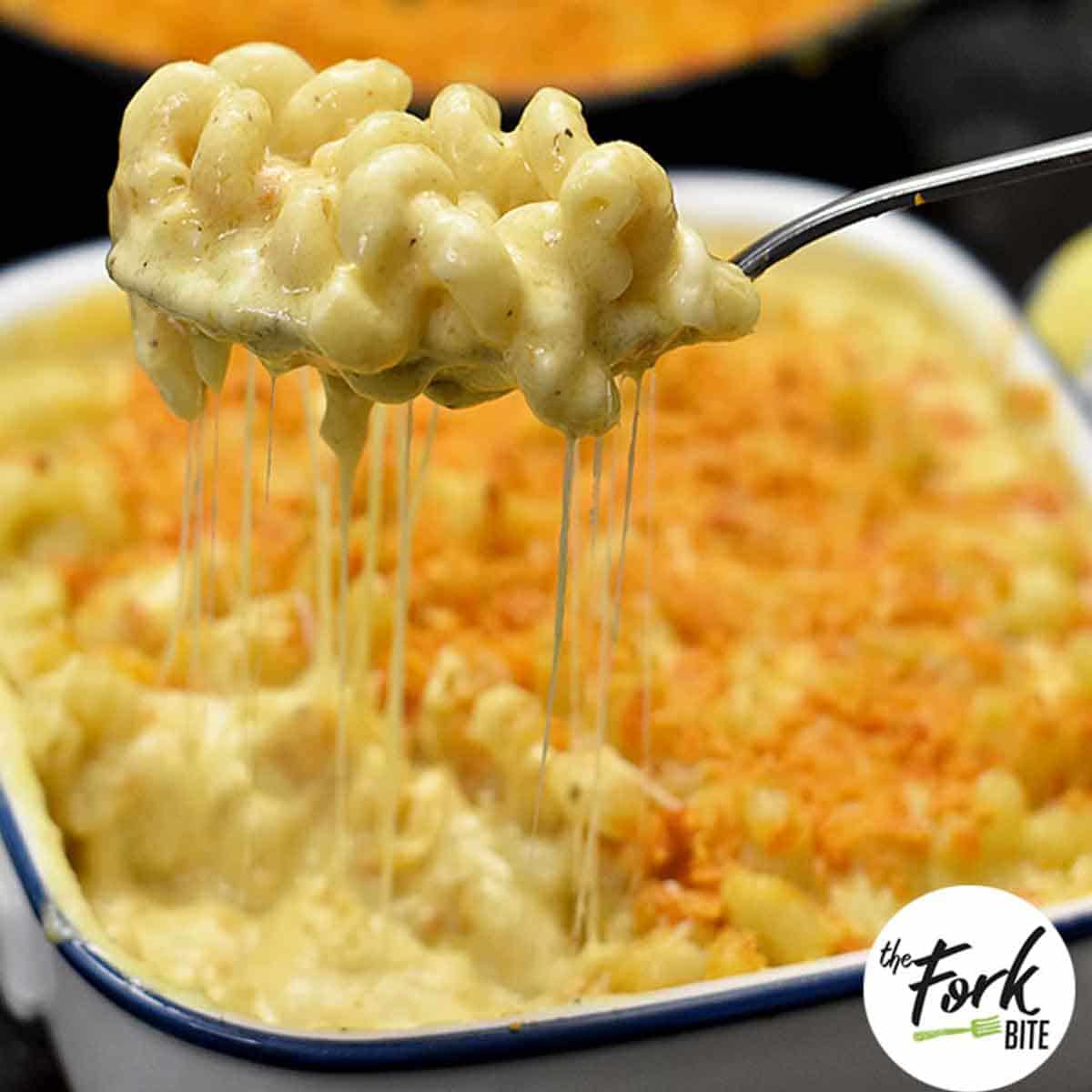 This is one of my family favorite recipes. It's so cheesy, creamy with tons of rich cheese sauce and topped with Doritos making it extra delicious!