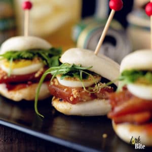 This fluffy bun Gua Bao recipe or “Pork belly steamed buns” are like most breads you can basically fill it with anything. It is also amazing with pulled pork, fried chicken, pork ribs, tofu and even bacon and egg.