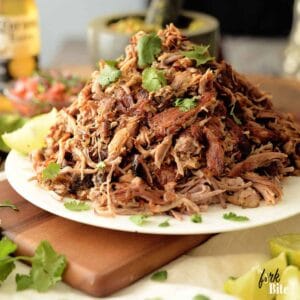 These tender, juicy carnitas are slow-cooked, which yields pork easily fall apart with full of flavors, and a bit of citrus zest. Cooked in high heat to get that crispy, caramelized bits of pork.