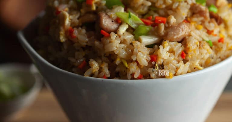 This Benihana Chicken Fried Rice is the perfect copycat recipe for homemade hibachi, just like the one served at Benihana. It's super delicious and easy to make at home, no tricks required, only lots of garlic butter.