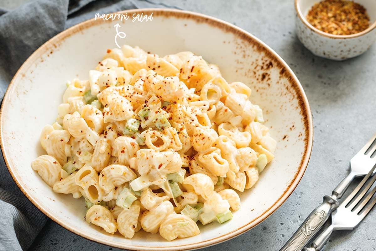 Here's a simple macaroni salad recipe you can use for your summer parties and get-togetherness. It's easy to make using essential ingredients and, most important, tastes splendid.