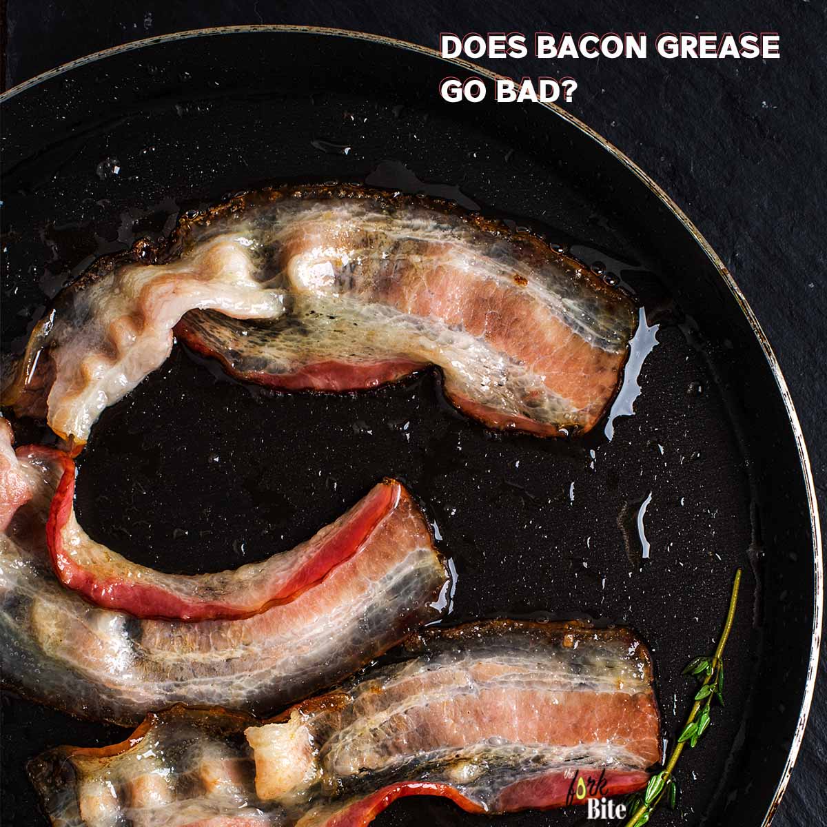 Does bacon grease go bad? Unlike other foods, fats don’t spoil because bacteria don’t live in fat. But it may go rancid as a result of a chemical reaction wherein fat molecules break down.