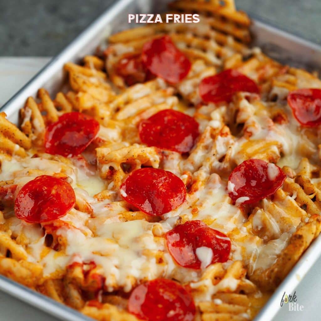Waffled Pizza Fries a Quick, Easy Appetizer The Fork Bite
