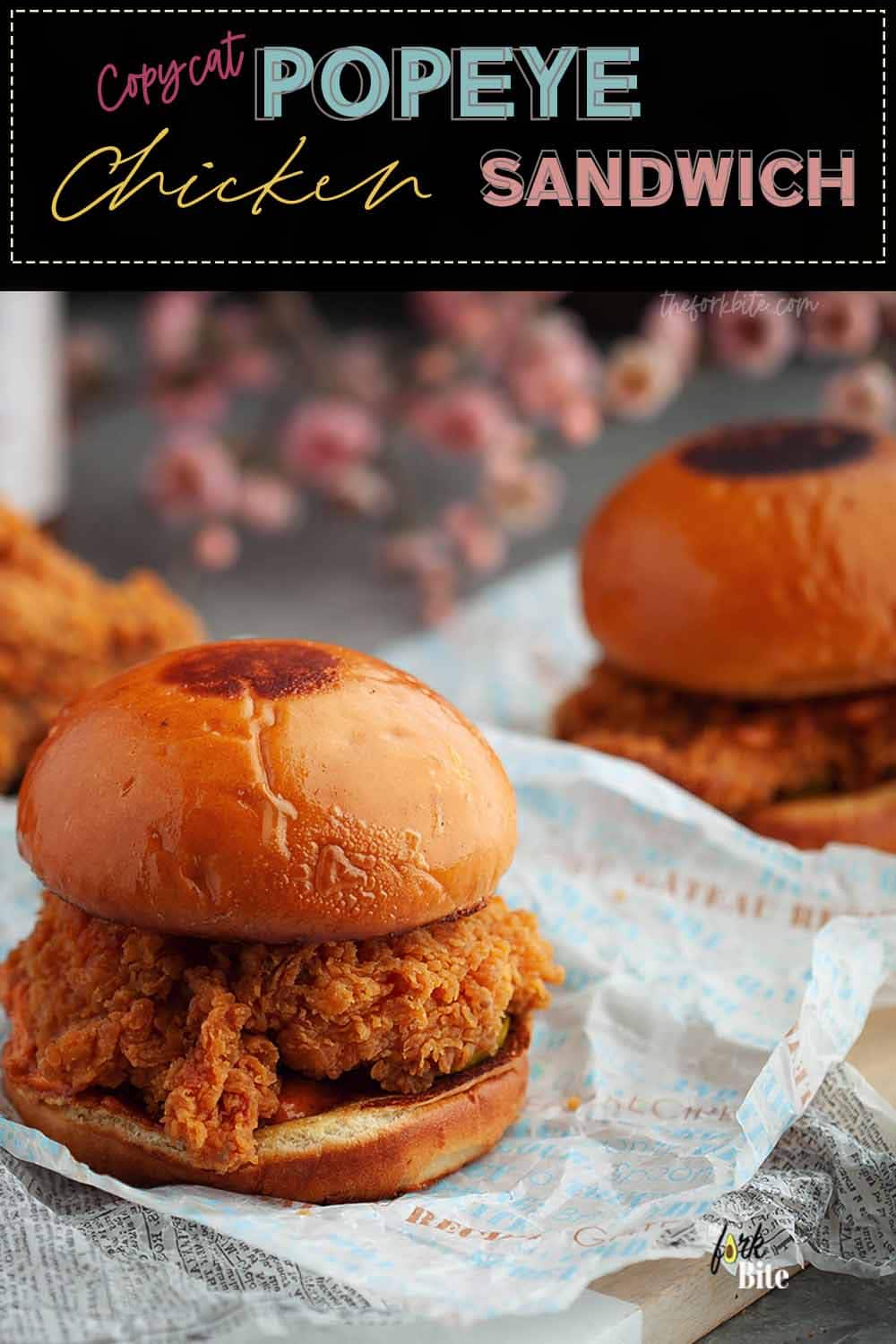 Do you like Popeye chicken? We're bringing you a copycat Popeye Chicken sandwich that is crunchy of golden deliciousness. Now you can whip up your version at home sans the long lines.