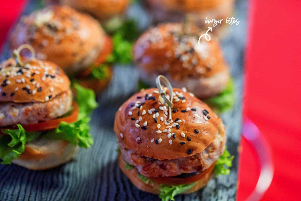 Burgers are versatile as you can fry, bake, steam, and grill them. You can eat them with pasta, rice, or bread. You can even put sauce on them if you prefer. This time, I wanted mini burgers with my mac and cheese.