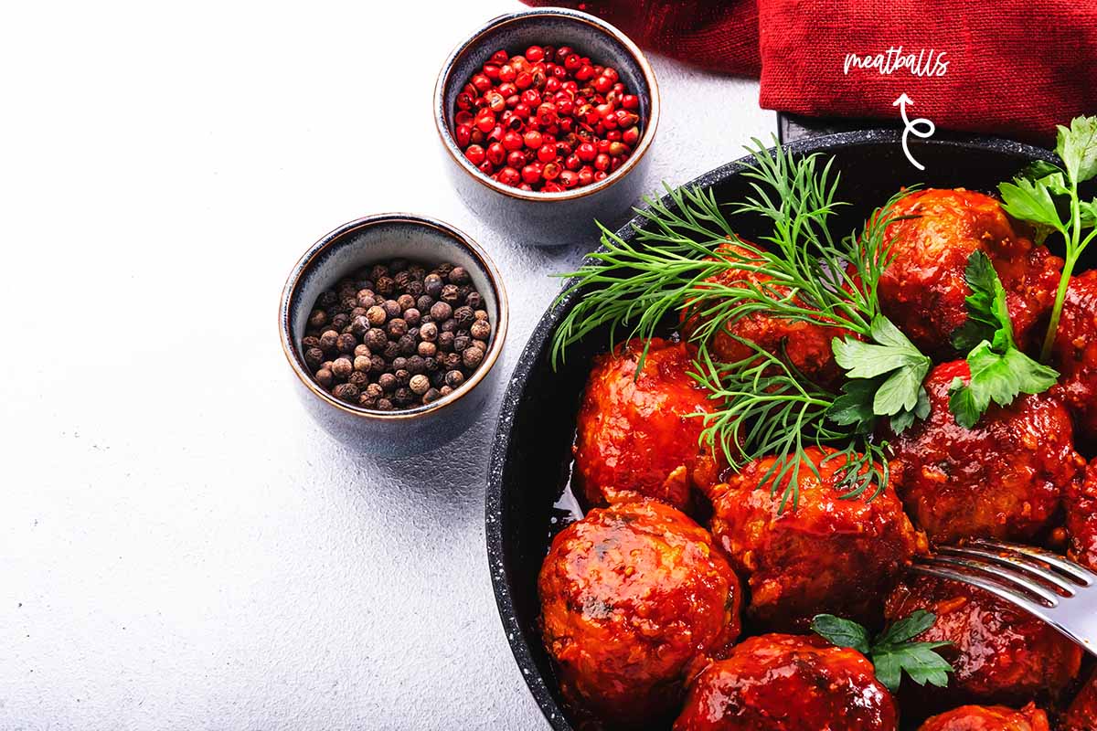 These round morsels can turn your mac and cheese into a full meal because of their high protein content. Why not make your meatballs healthy and perky as well?