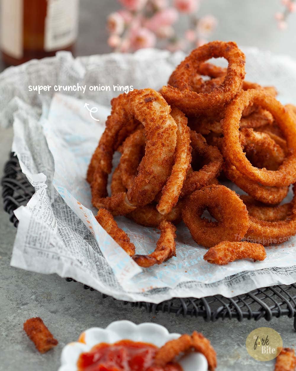 Air fryer changes everything. Instead of dropping the rings into a deep fat fryer filled almost to the brim with oil, you need more than a tablespoon full.