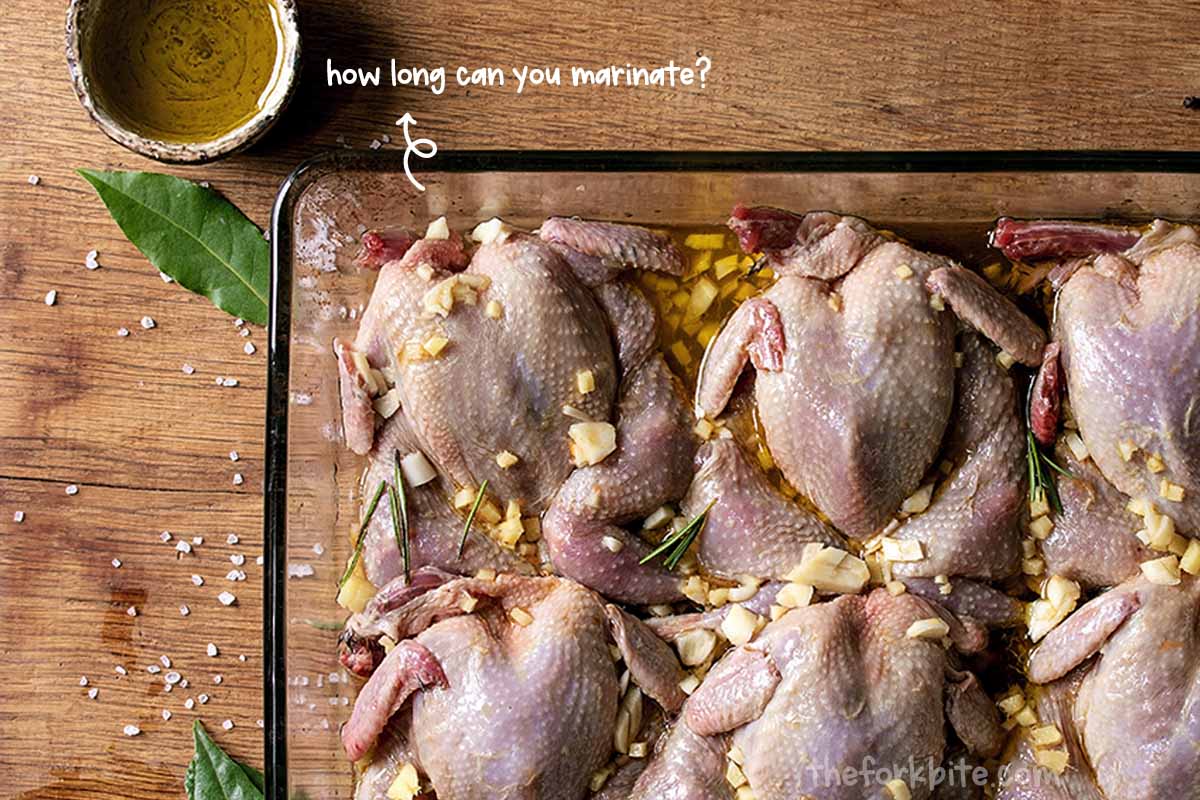 The length of time you should marinate chicken depends on the type of marinade you are going to use.