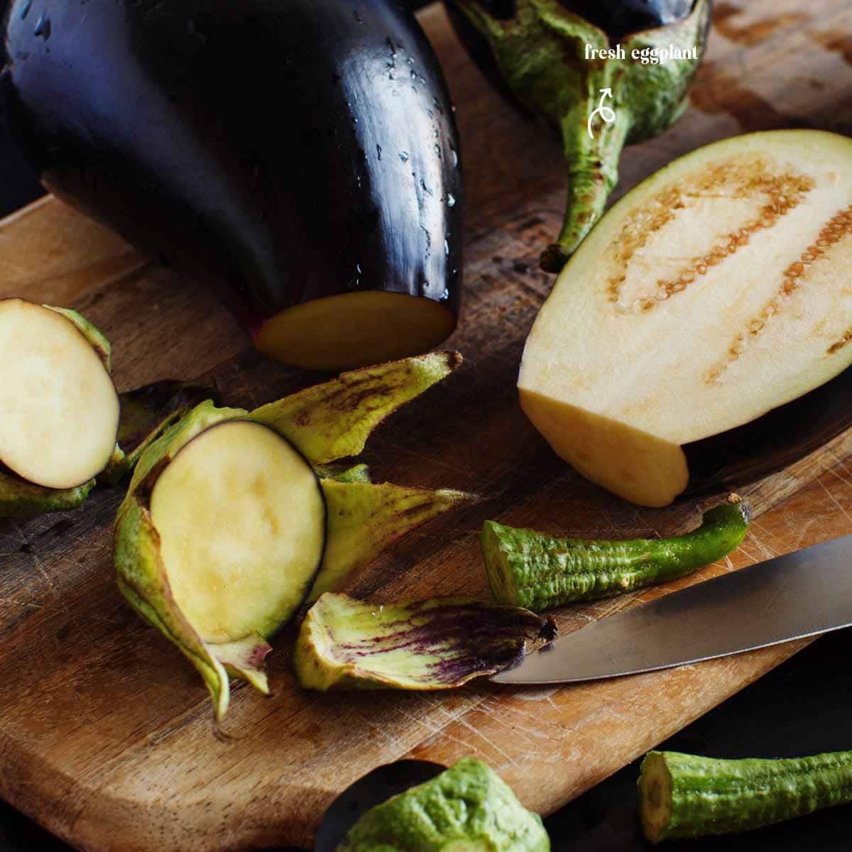 Fresh eggplant can be kept at room temperature for between three to five days. If you refrigerate it, you can keep it for somewhere from seven to ten days.
