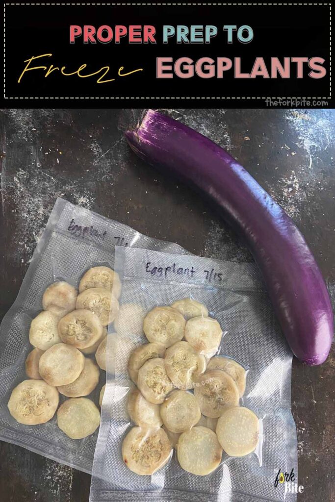 How to Blanch Eggplant for Freezing (Step by Step Photos) The Fork Bite