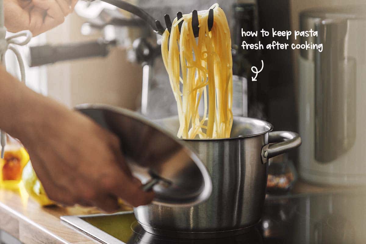 Getting the timing right is a bit of an art when it comes to cooking a meal. Pasta can be particularly problematic because it tends to overcook, making it dry easily.
