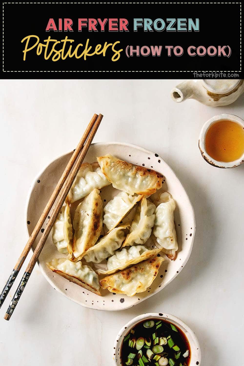Frozen potstickers are only one type of dumpling. There are many other types, but generally, they all take about 10 minutes to cook in an air-fryer at a temperature of 350°F.