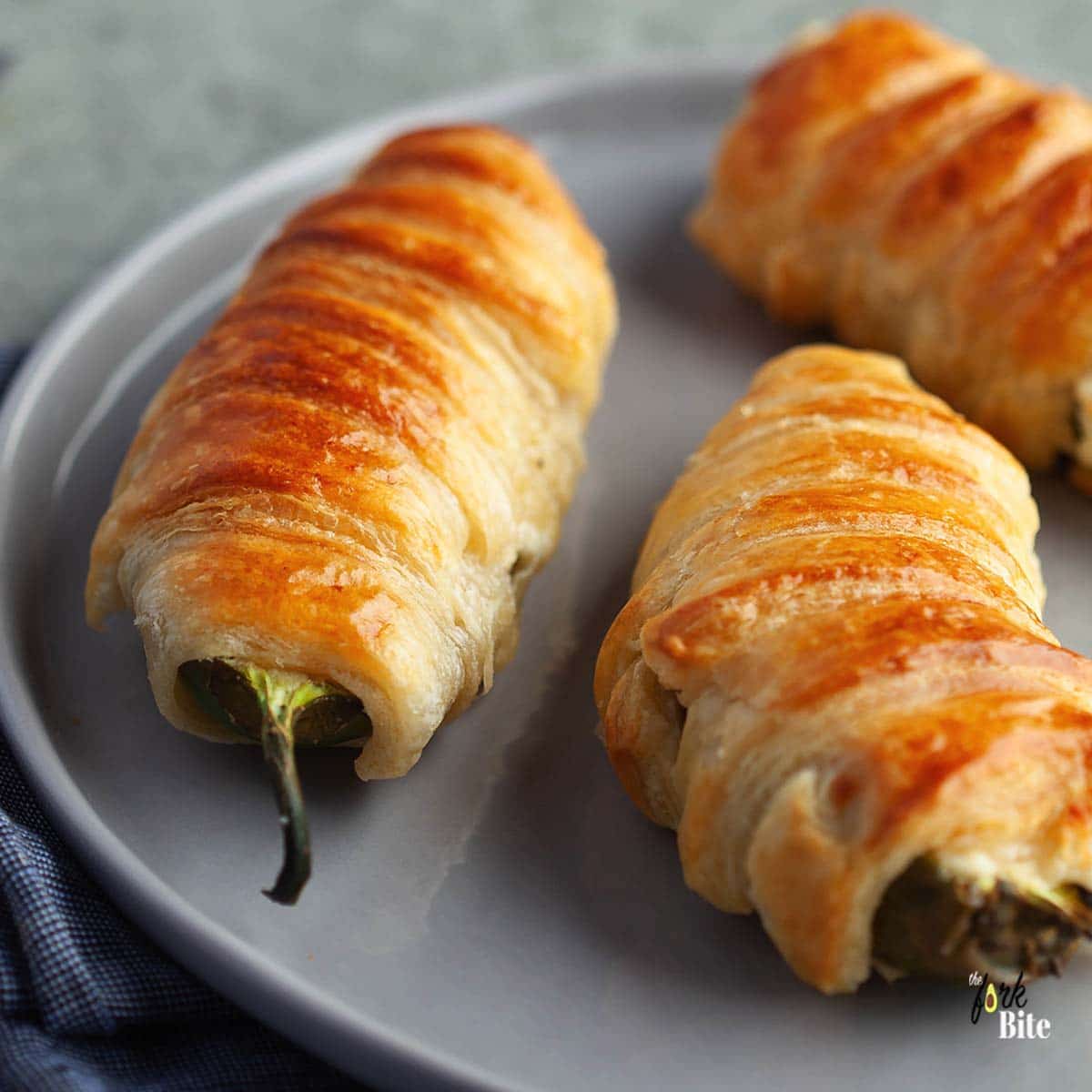Jalapeno puffs are a quick way to enjoy spicy and savory jalapenos.