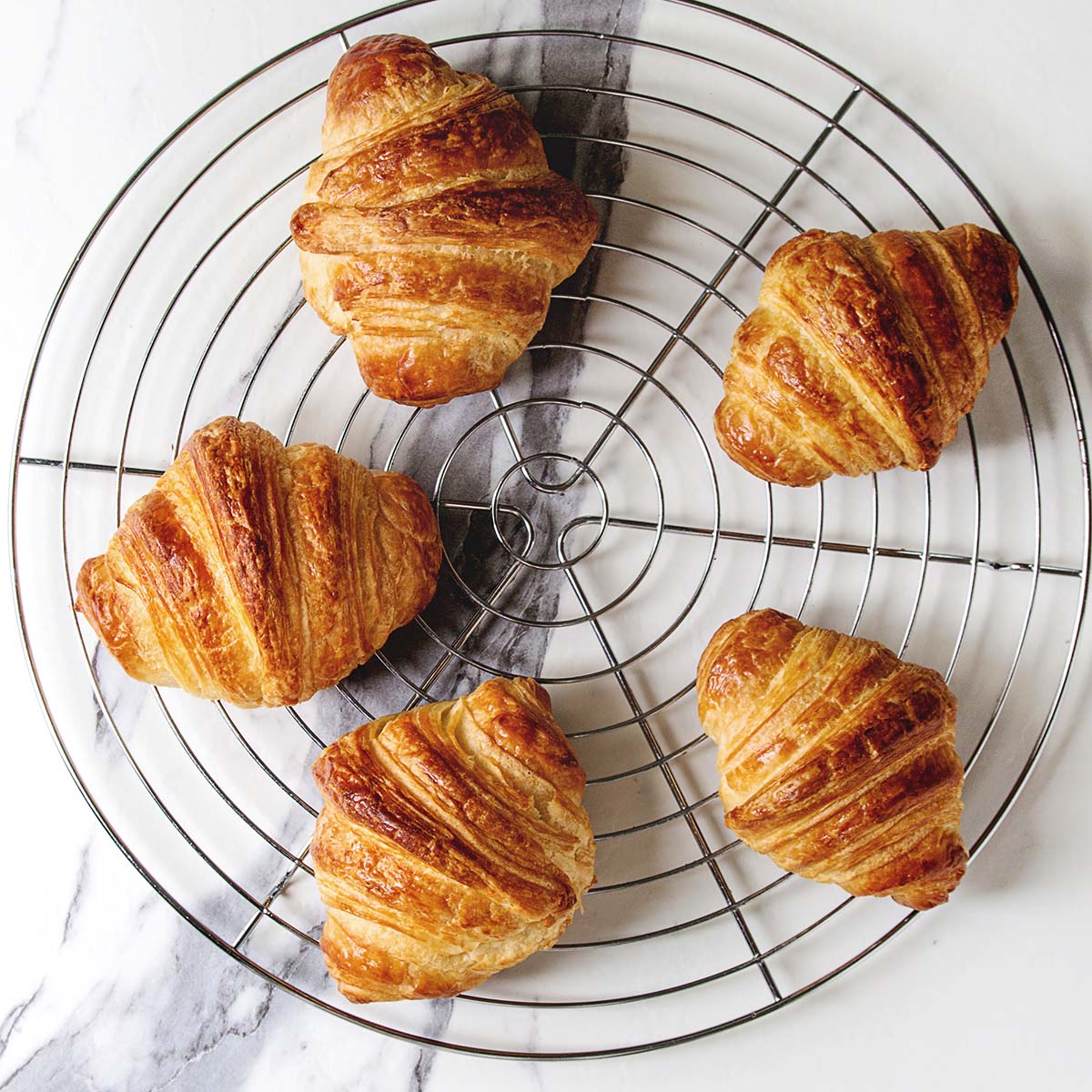 For long-term storage, freezing is your best bet. Just bear in mind that the longer croissants freeze, the worse they get when it comes to taste and texture.