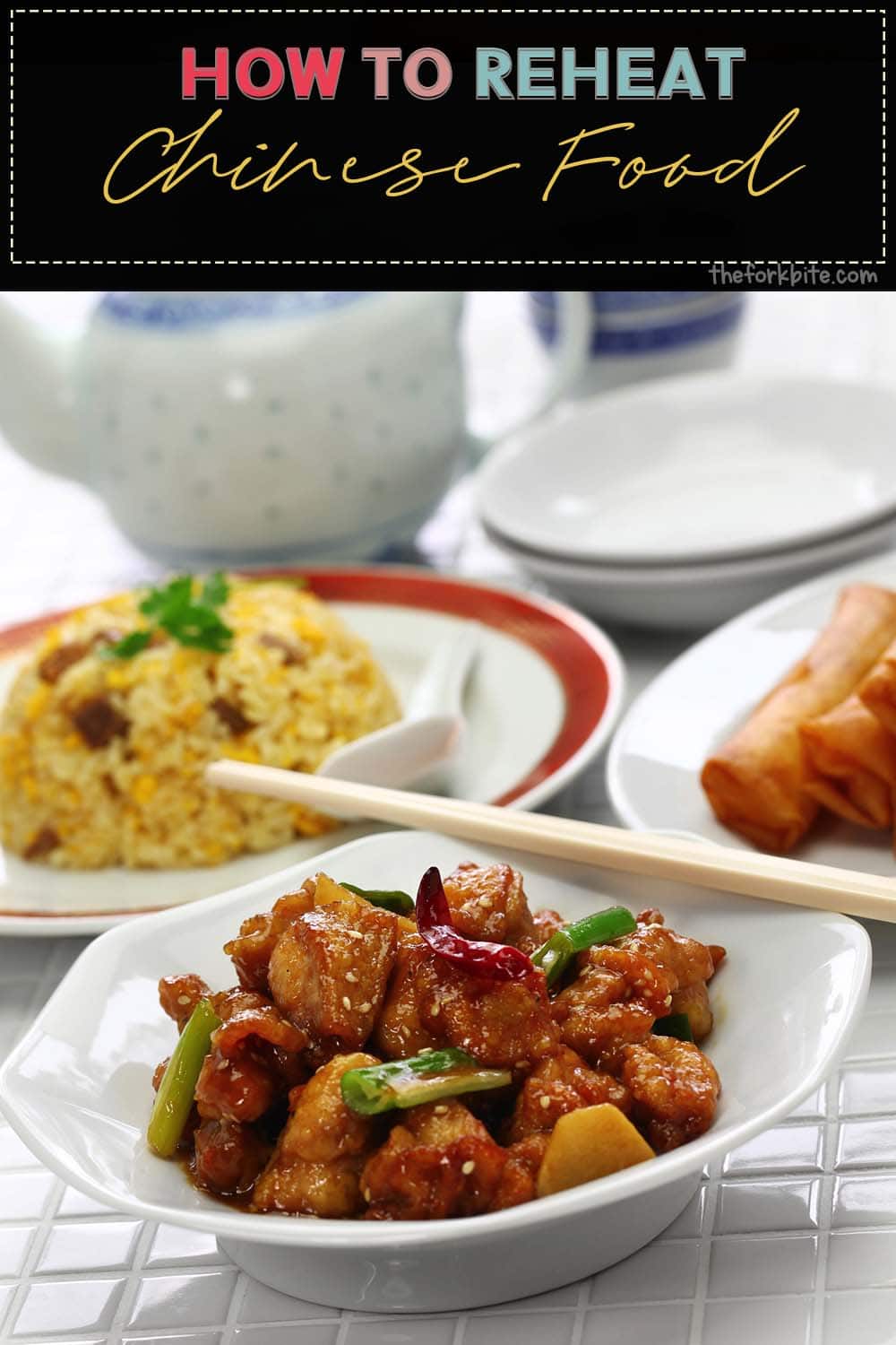 There are methods of reheating Chinese food that allow you to preserve the original texture and flavor.