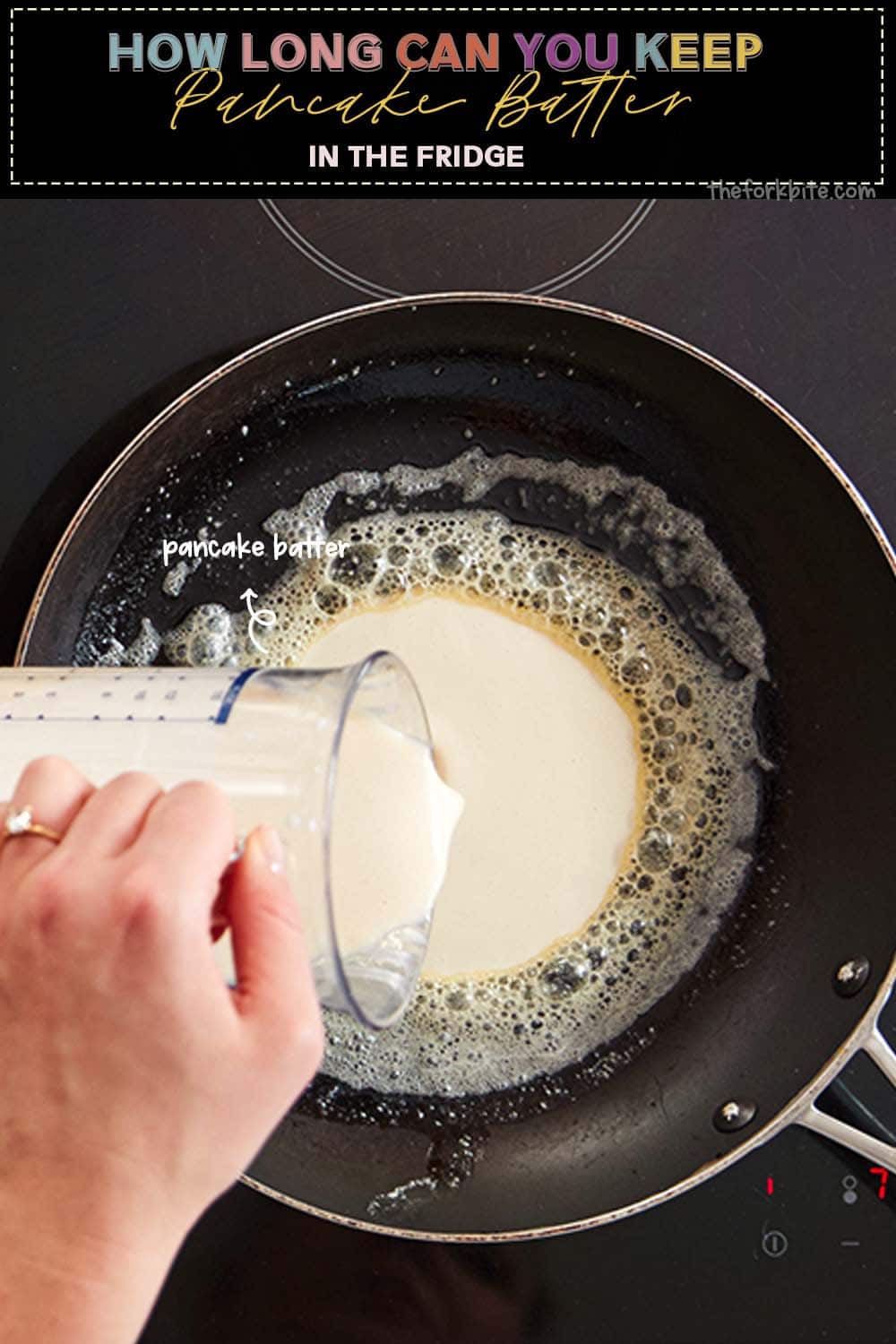 A regular pancake batter made using flour, milk, and eggs are okay when stored for between two and five days in the fridge. It does, however, depend on the expiry dates printed on the product packaging.