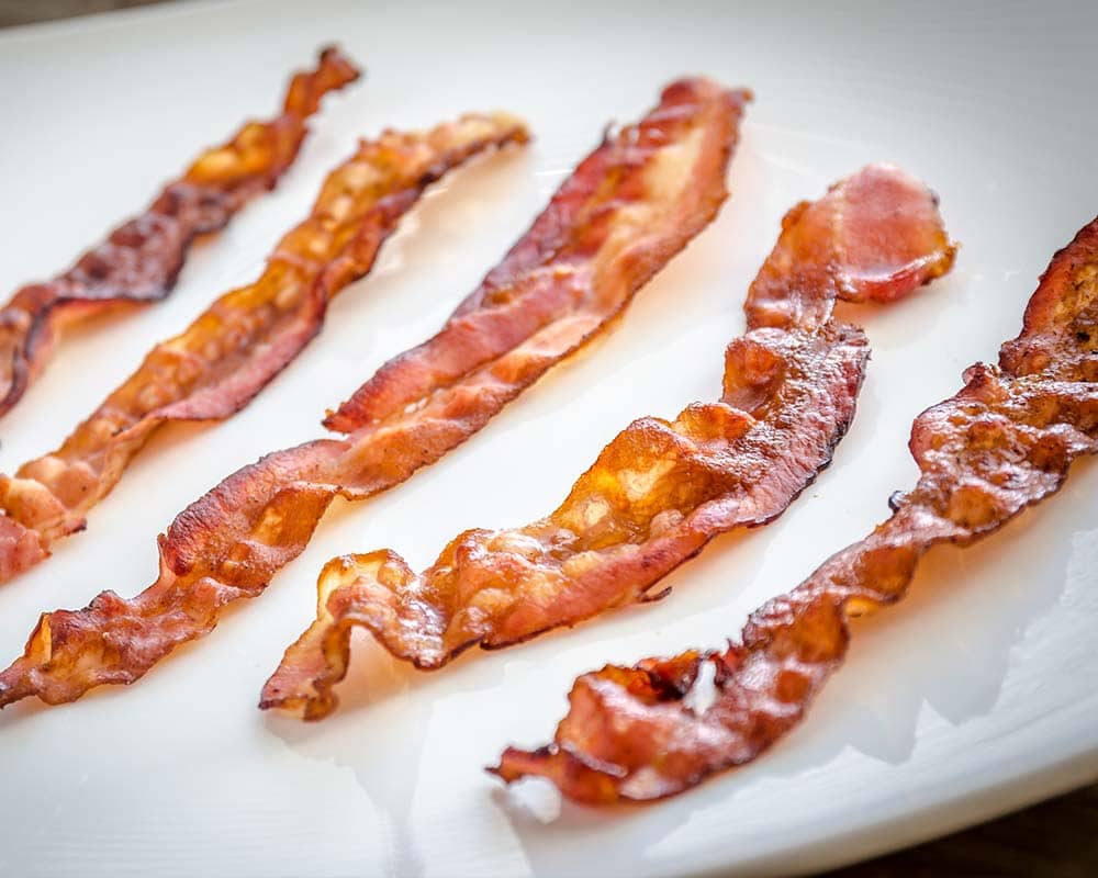 When you want your bacon to retain that crispness, refrain from draining your bacon using paper towels after cooking.