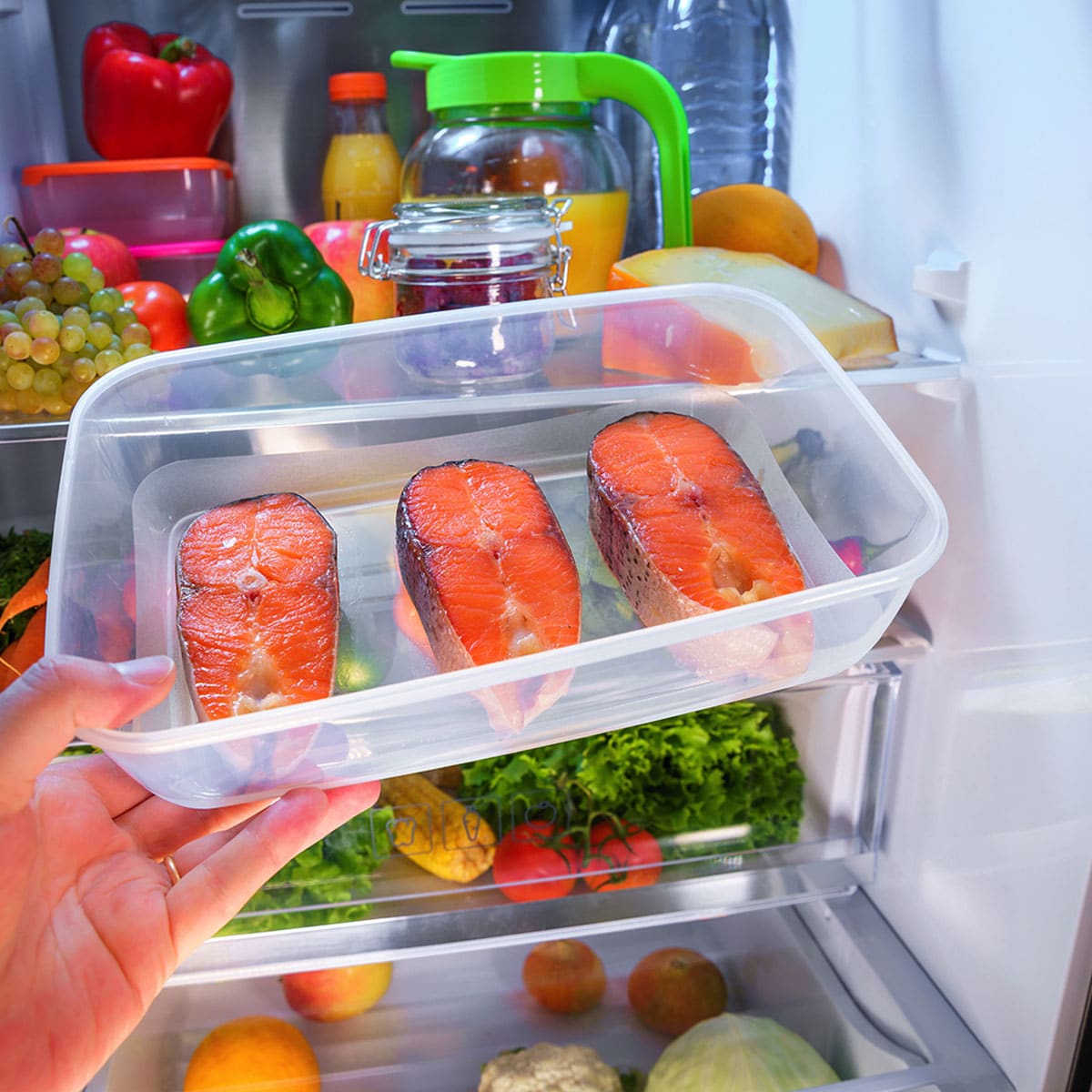 While it is true that you should watch the calories you take in; you should also be mindful of how you store your food. Keeping them in your fridge properly also affects your health.