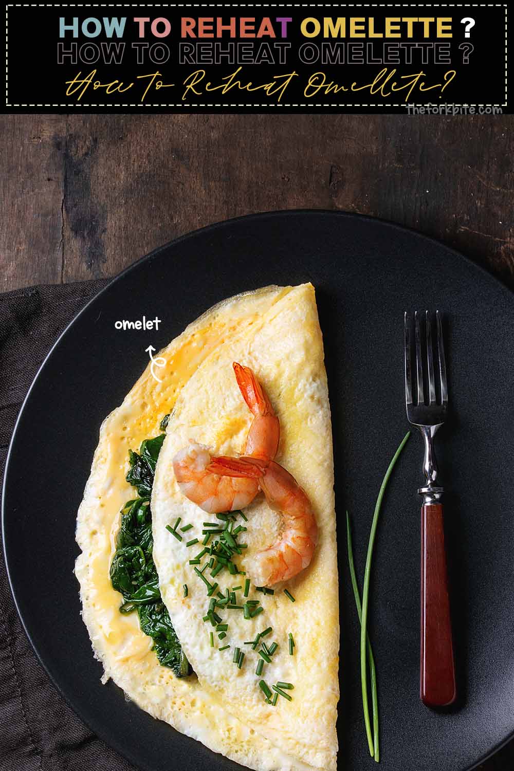 The trick to reheating an omelet lies in how you prepare and cool it down. Be sure to go slow while warming up leftovers and add a bit of fat unless you're using the microwave.