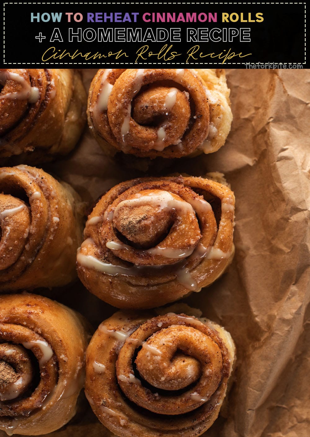 Did you know that you can store cinnamon rolls at room temperature for as long as 3 days without them drying out?