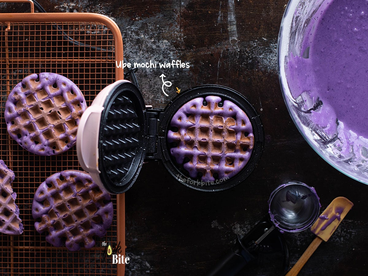 Set the waffle iron on the medium-high setting – this is optimal for this recipe. Fill it to your preference. You may use a ladle for perfect measurements per waffle.