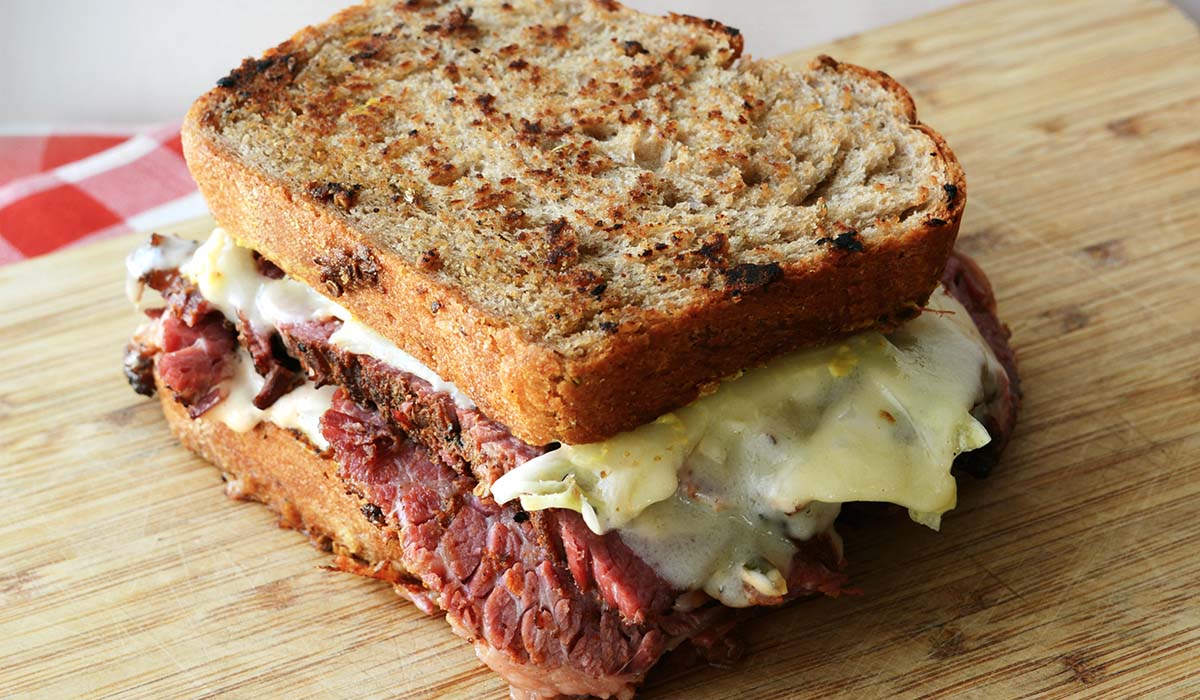 To successfully heat a piece of Pastrami for your sandwich, we recommend using a microwave.