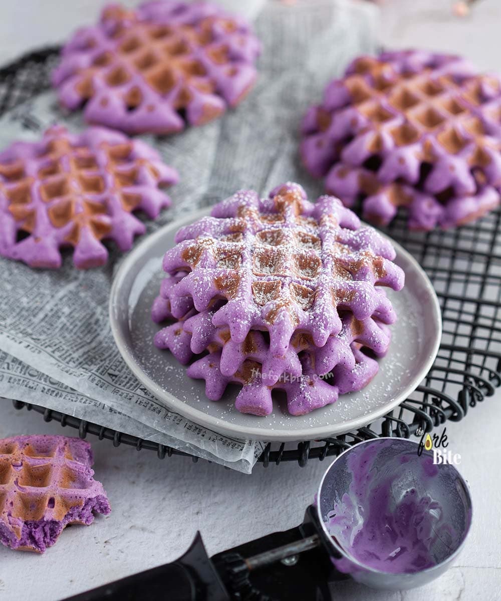 You may pre-make the batter for your waffles and store it in your refrigerator for a couple of days before use. It is also possible to freeze any leftover cooked waffles for 1-3 months.
