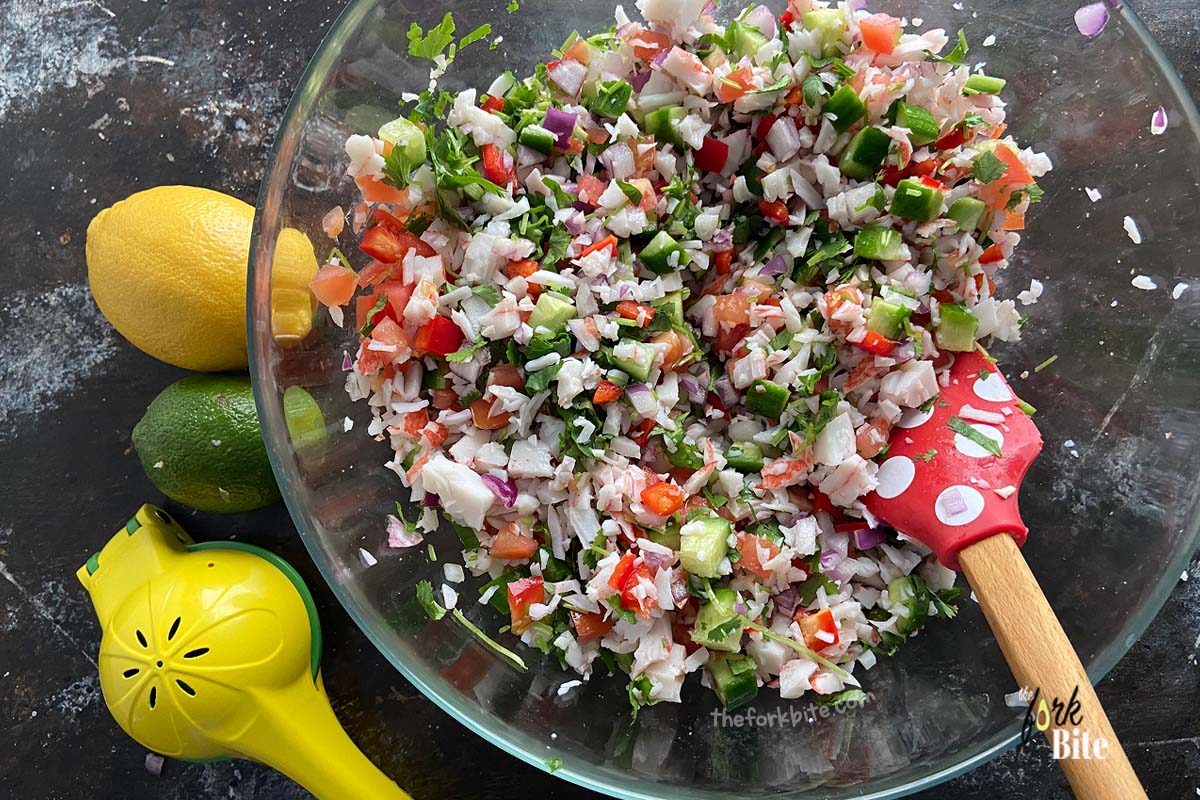 When storing Ceviche, you should completely drain all associated marinade and seal it tightly.