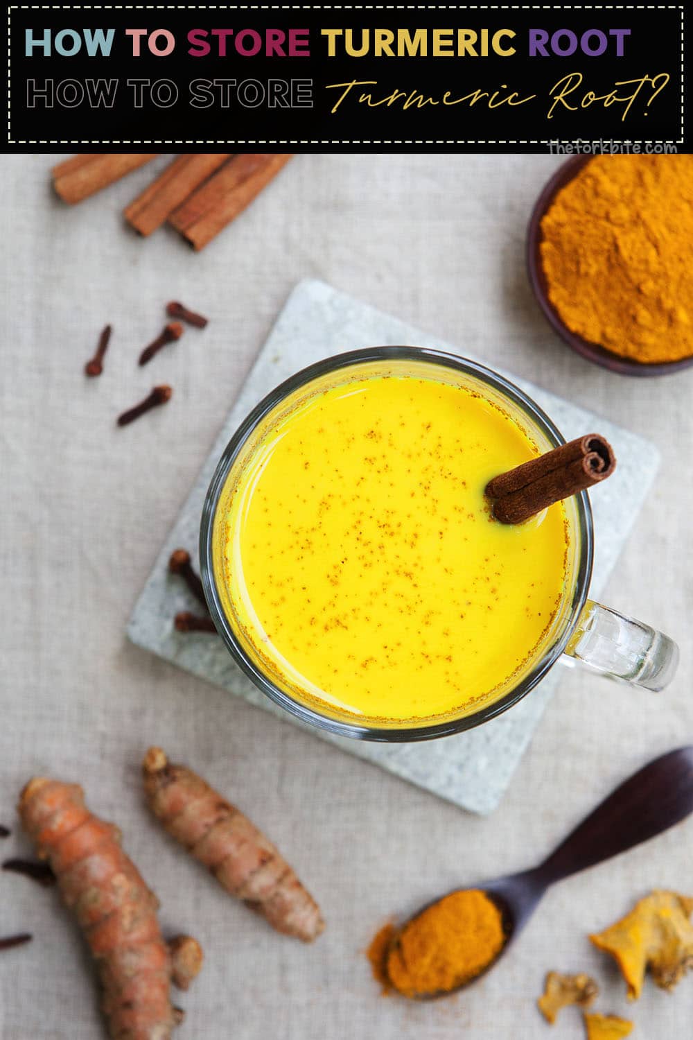 Before you store fresh turmeric, you need to get rid of any dirt with a small brush. Wherever it came from cleaning before storing is essential.