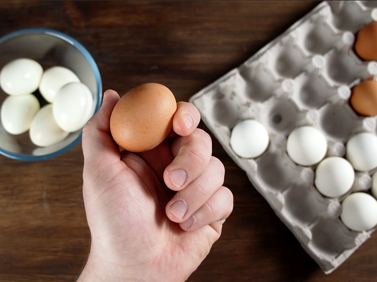 Technically you are not re-boiling the egg - you are reheating it, as the boiling water ceases to boil when you pour it, as you will see from the following steps