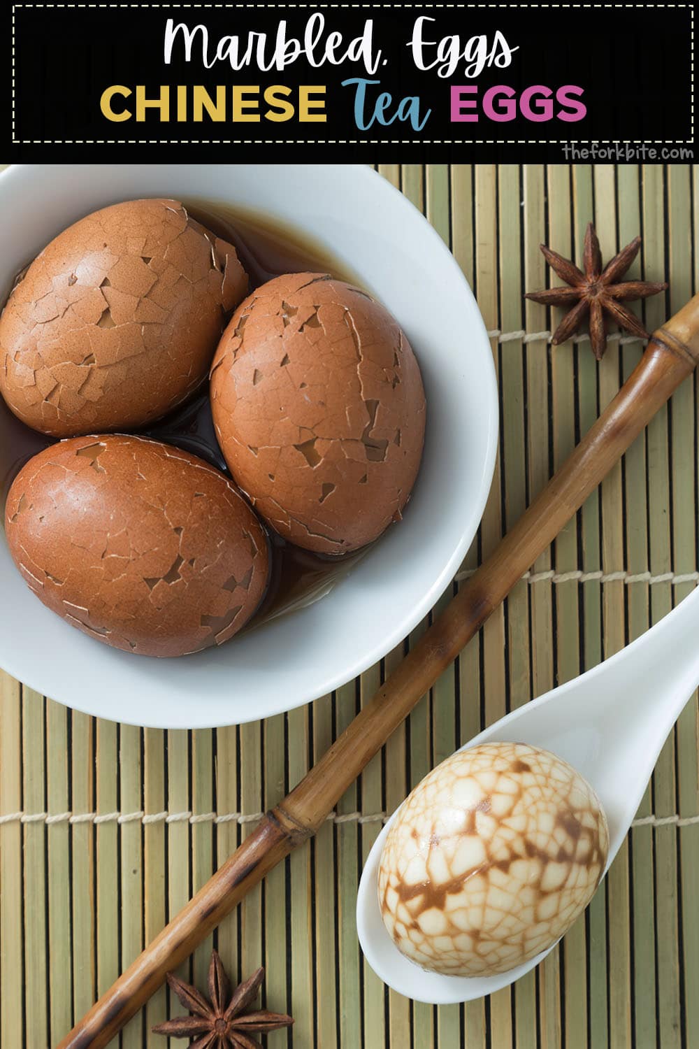These Cha Ye Dan can be eaten as little treats on their own. You can also serve them on top of rice or noodles or even on your breakfast porridge.
